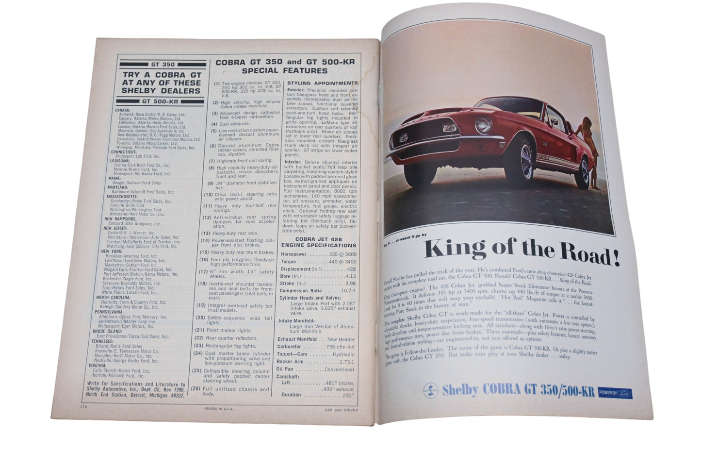 Car And Driver MD038-30 June 1968 Magazine