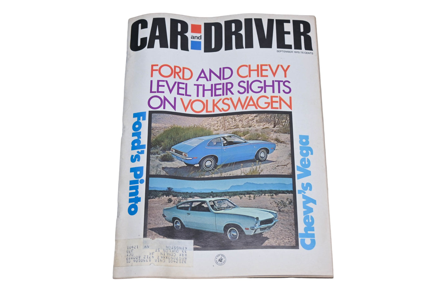 Car And Driver MD038-31 September 1970 Magazine
