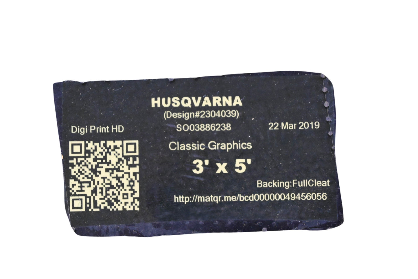 New OEM Husqvarna SO03886238, 2304039 3x5' Husqvarna Rug NOS