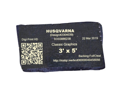 New OEM Husqvarna SO03886238, 2304039 3x5' Husqvarna Rug NOS