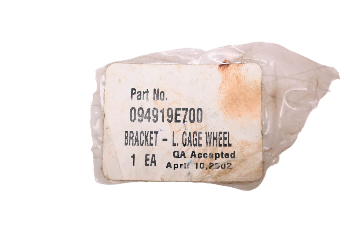 Murray 094919EZ00 Left Gauge Wheel Bracket NOS