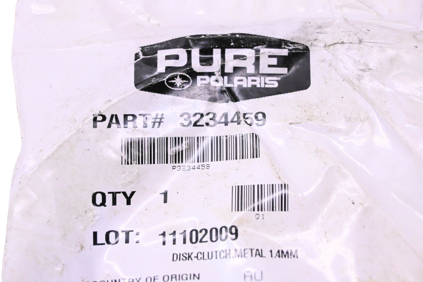 New OEM Polaris 3234459 1.4mm Clutch Disk NOS