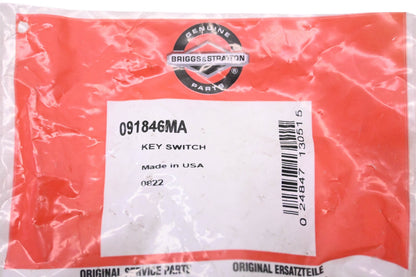 New OEM Briggs & Stratton 091846MA Starter Switch Assembly NOS