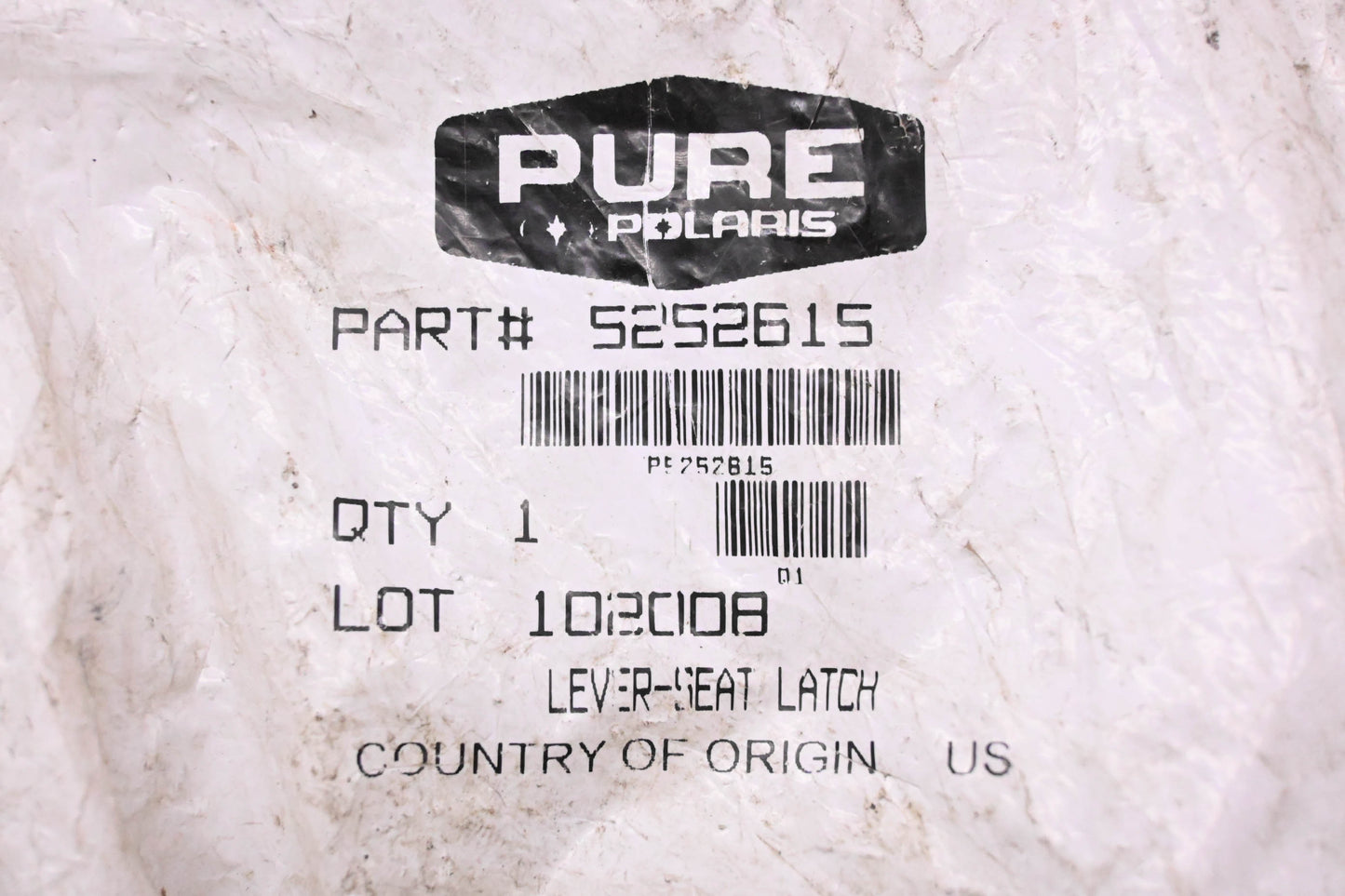 New OEM Polaris 5252615 Seat Latch Lever NOS