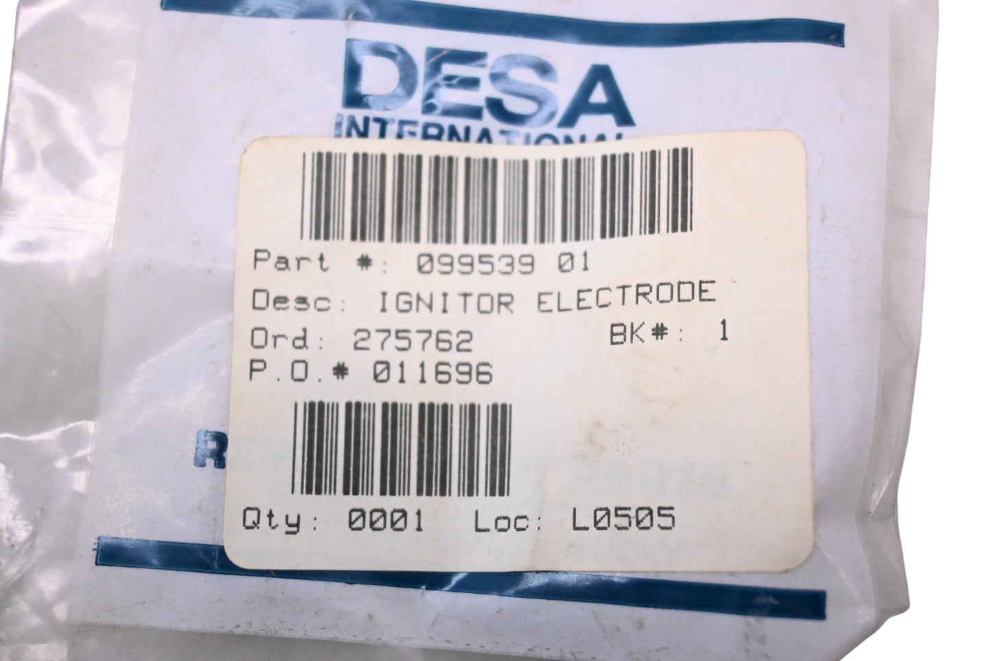 Desa 099539-01 Ignitor Electrode Assembly NOS