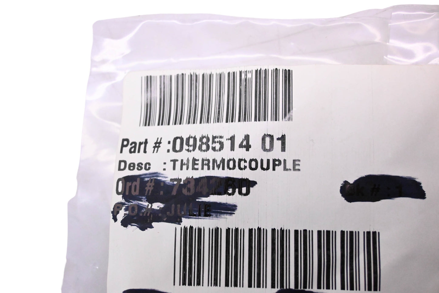 Desa 098514-01 Thermocouple Gas Heater Assembly NOS