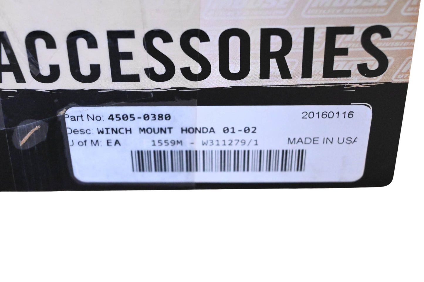 Moose Utilities 4505-0380 Winch Mount Assembly Kit NOS