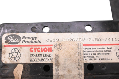 Gates Energy Products 0819-0026 6V Sealed Lead Rechargeable Battery Assembly NOS