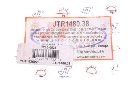 JT JTR1480.38 Rear Steel Sprocket NOS