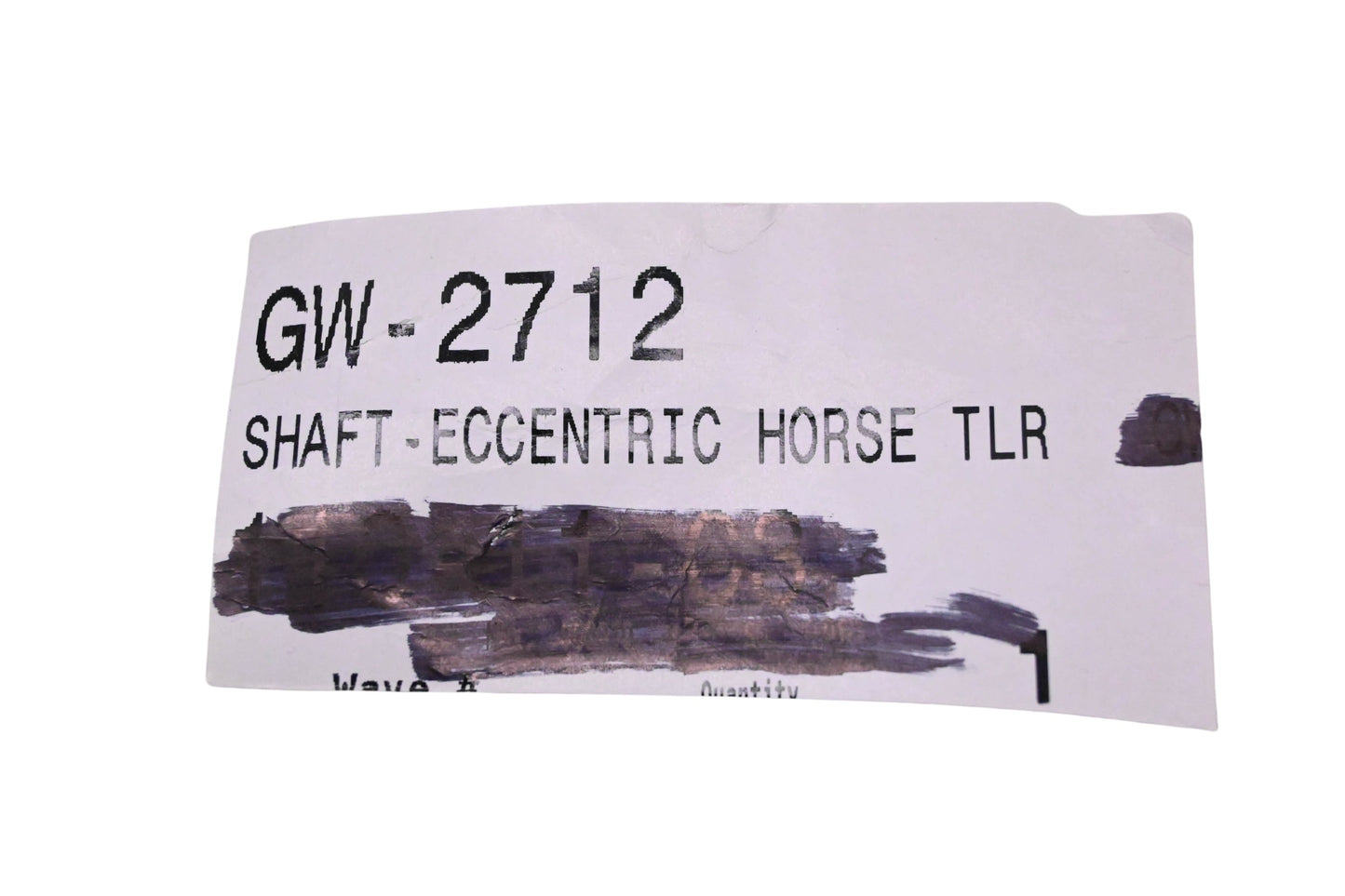 MTD GW-2712 Eccentric Shaft Assembly NOS