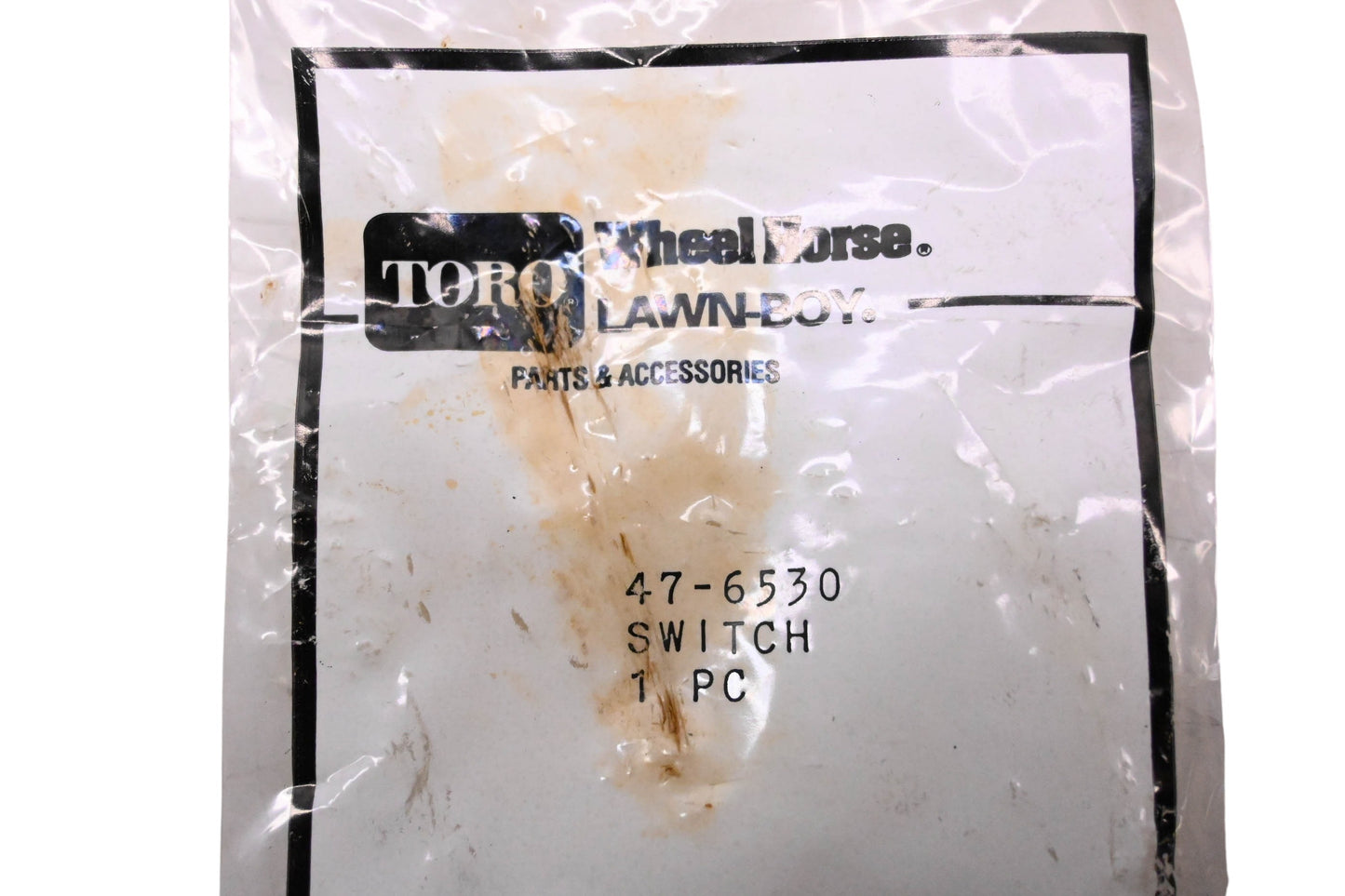 Toro 47-6530 Electric Start Push Button Switch Assembly NOS