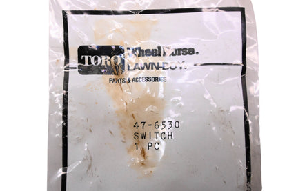 Toro 47-6530 Electric Start Push Button Switch Assembly NOS