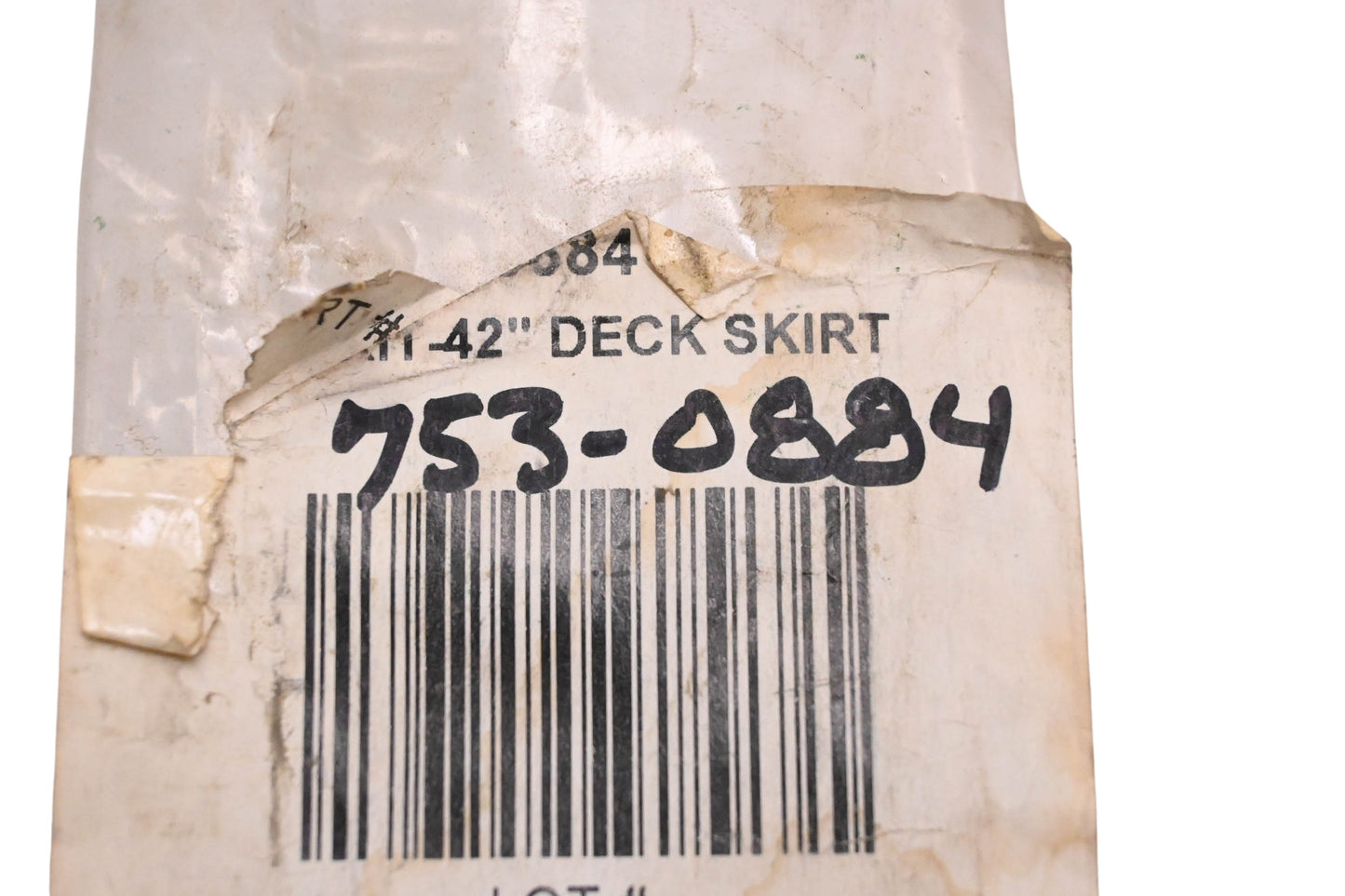 MTD 753-0884 Deck Skirt Kit NOS