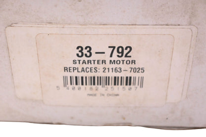 Oregon 33-792 Electric Starter Motor Assembly NOS