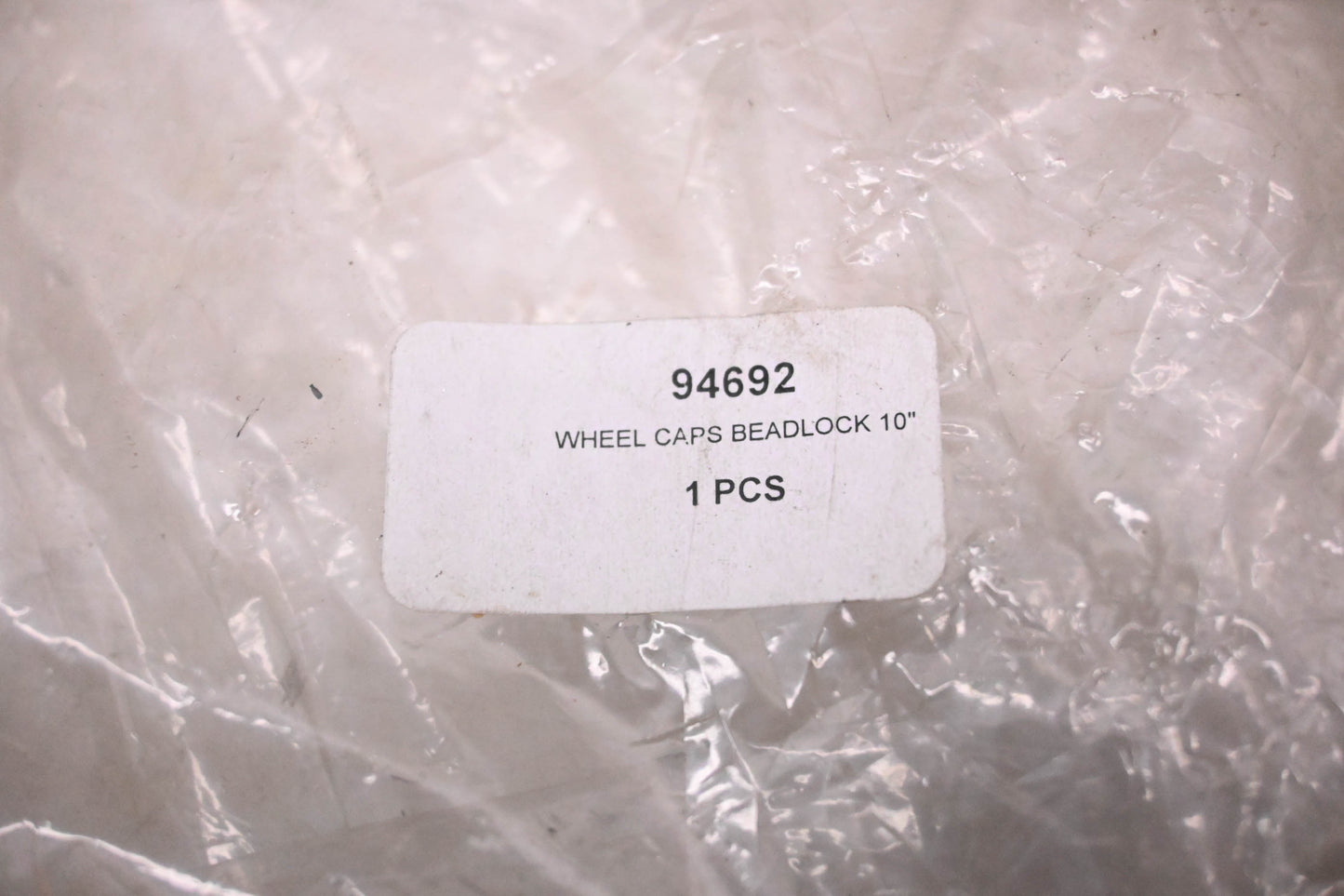 Goldspeed 94692 10" Black Mud Cap NOS