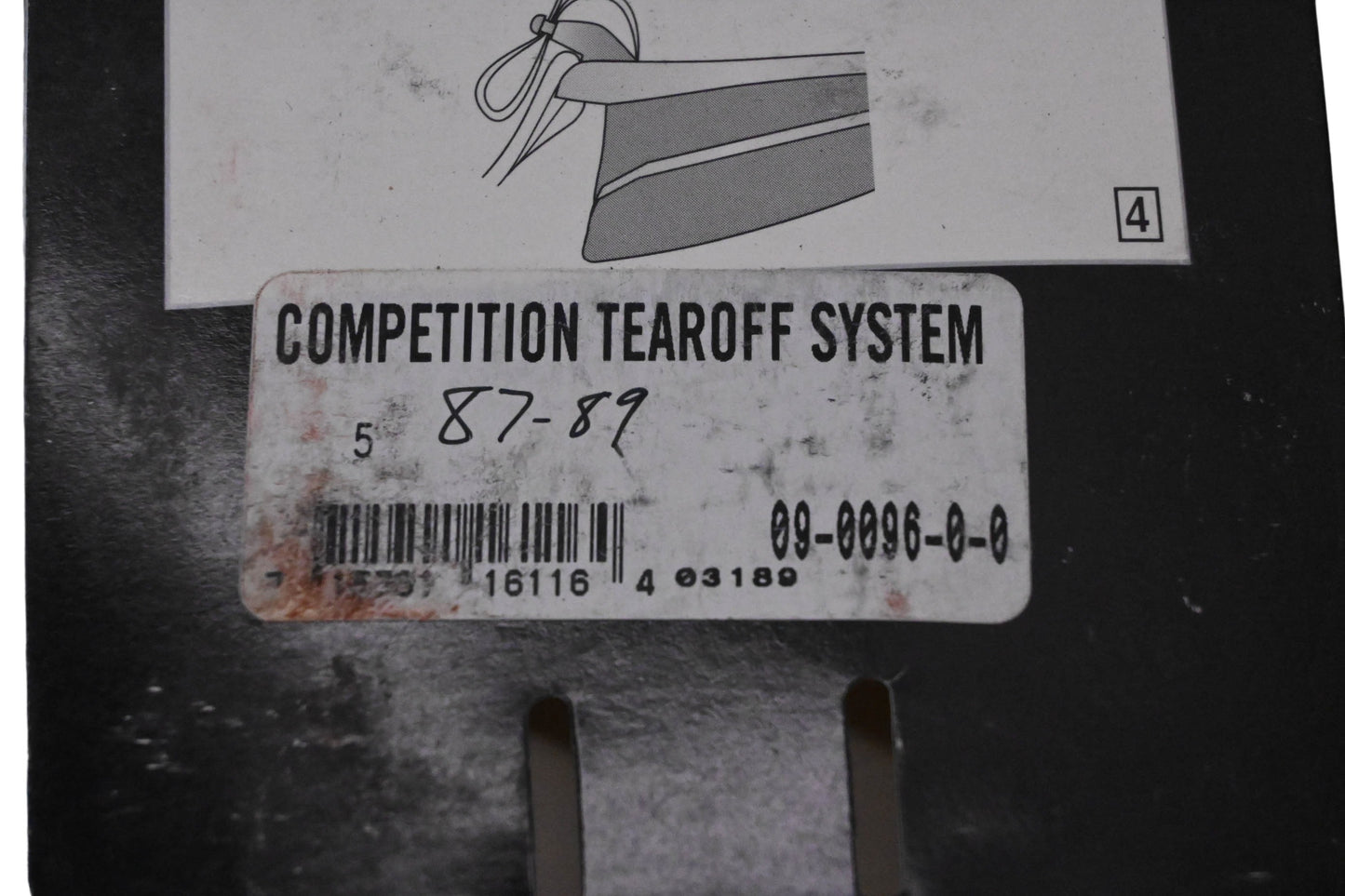 Scott 09-0096-0-0 Competition Replacement Goggles Tear Off System Kit NOS