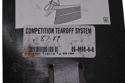 Scott 09-0096-0-0 Competition Replacement Goggles Tear Off System Kit NOS