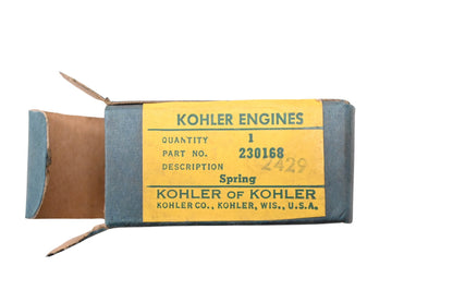 Kohler 230168 Valve Spring NOS