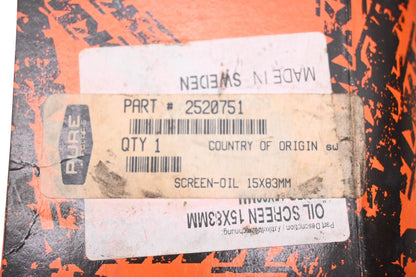 New OEM Polaris 2520751 Oil Screen NOS