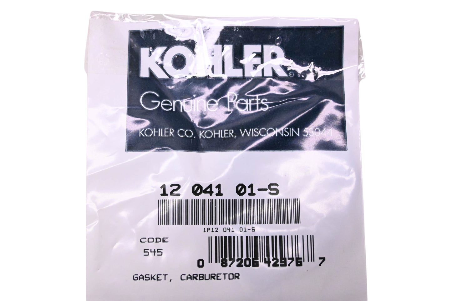 Kohler 12-041-01-S Air Cleaner Base Gaskets Qty 2 NOS