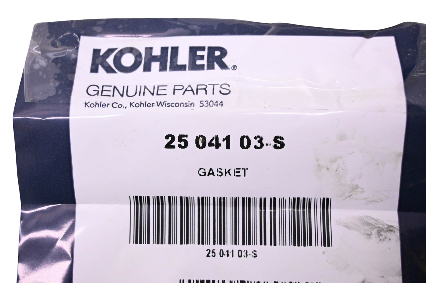 Kohler 25-041-03-S Bowl Screw Gasket NOS