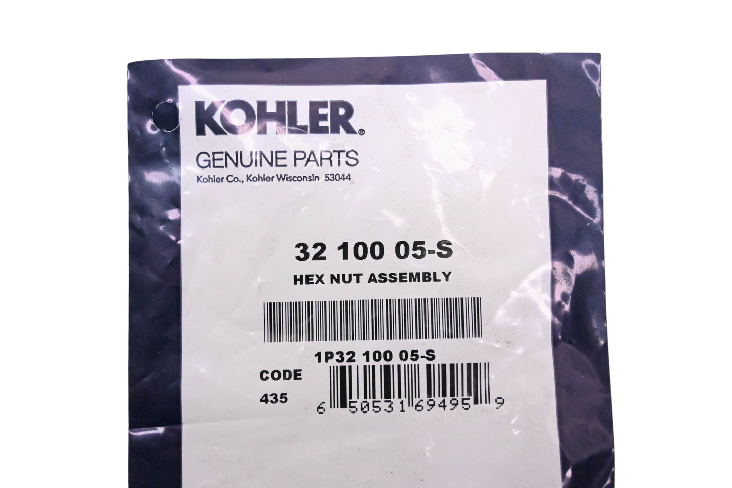 Kohler 32-100-05-S Hex Nut Assembly NOS
