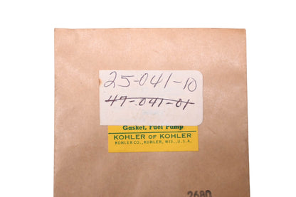 Kohler 25-041-10 Fuel Pump Gasket NOS