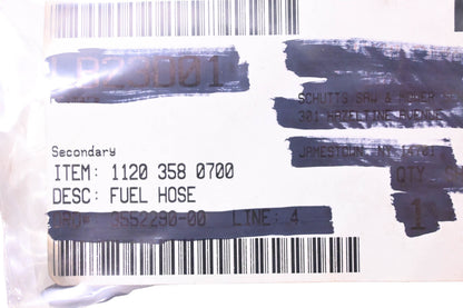 Stihl 1120-358-0700 Fuel Hose NOS