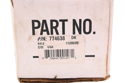 Peerless 774638 Shorter Transmission Axle NOS