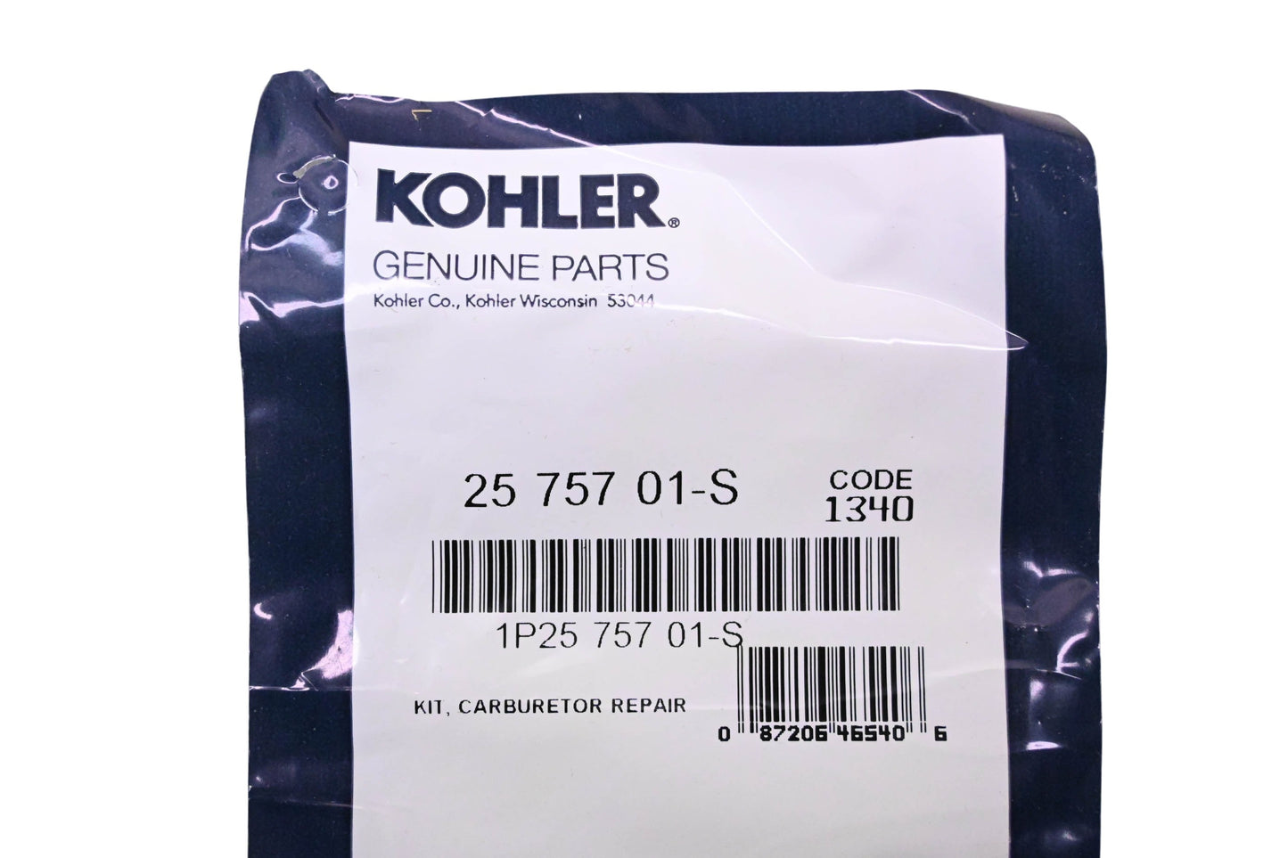 Kohler 25-757-01-S Carburetor Repair Kit NOS