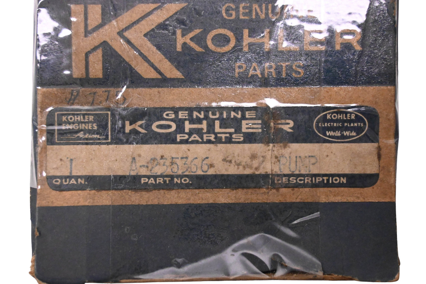 Kohler A-235366 Pump Assembly NOS