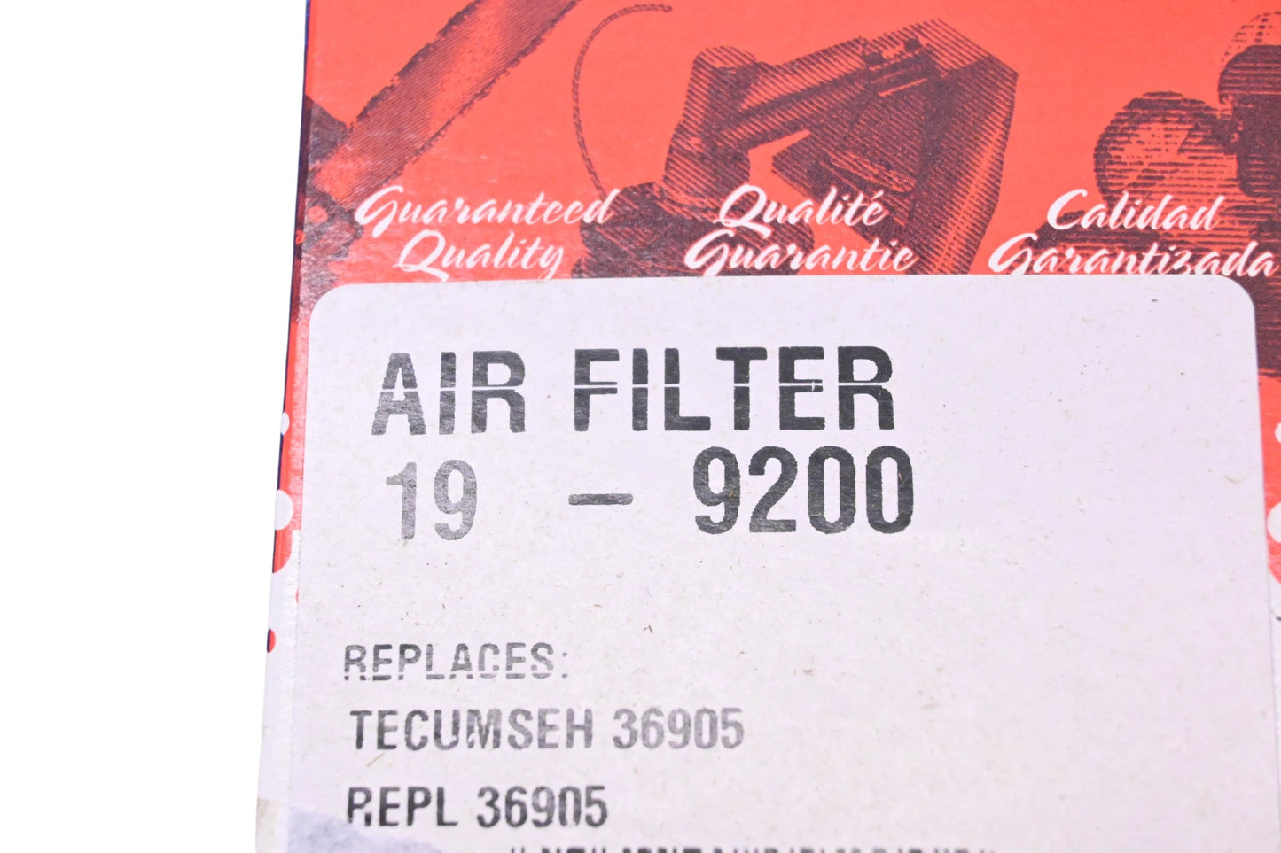 Rotary 19-9200 Air Filter Assembly NOS