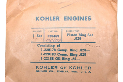 Kohler 220803 Ring Kit NOS