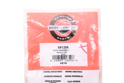New OEM Briggs & Stratton 691208 Wire Assembly NOS