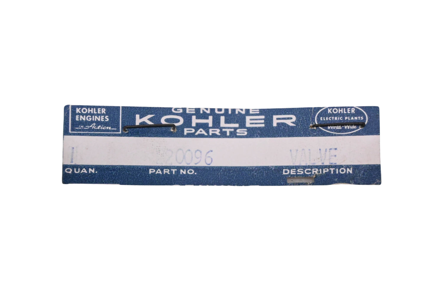 Kohler 220096 Valve NOS
