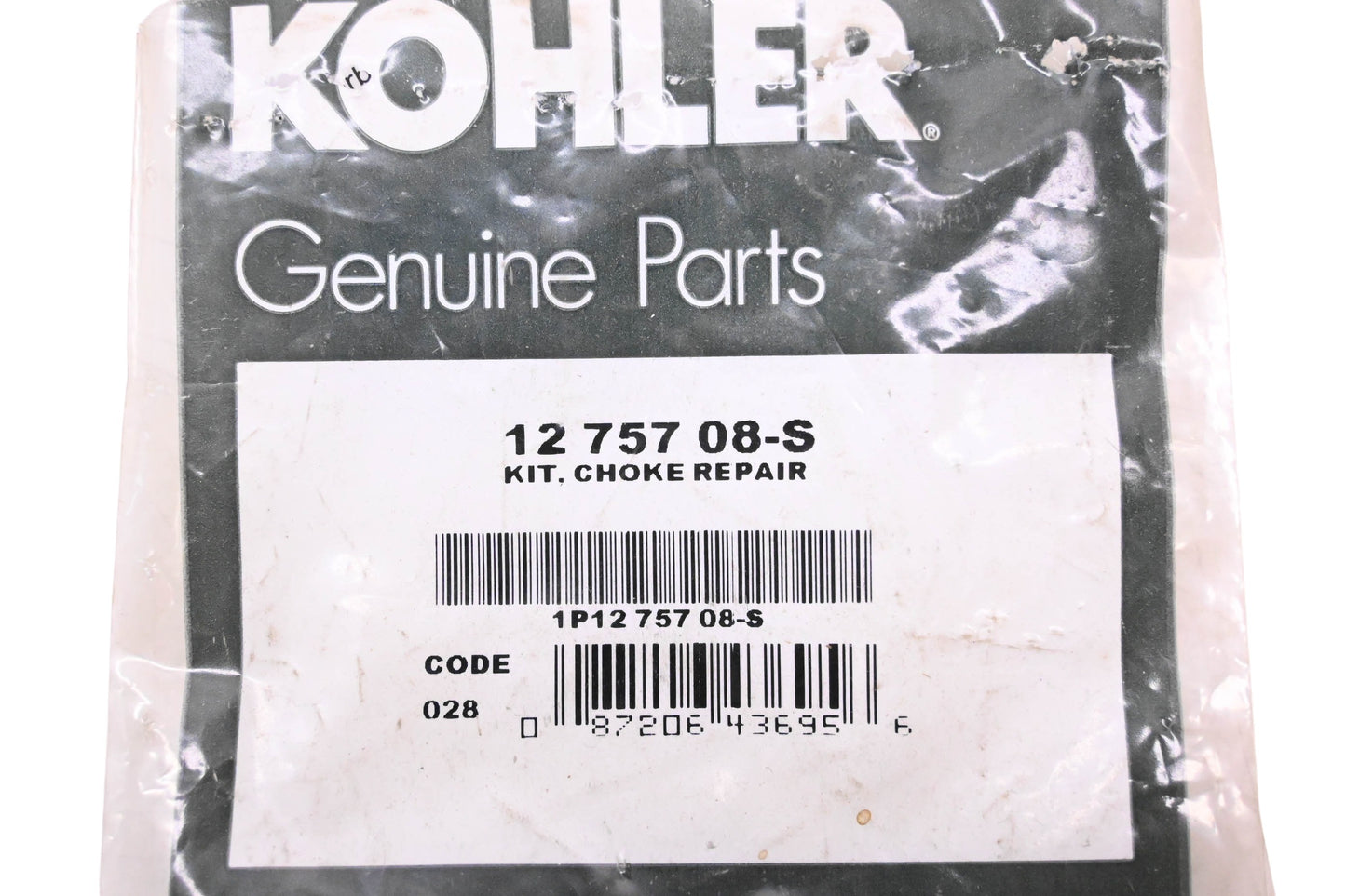 Kohler 12 757 08-S Choke Repair Kit NOS