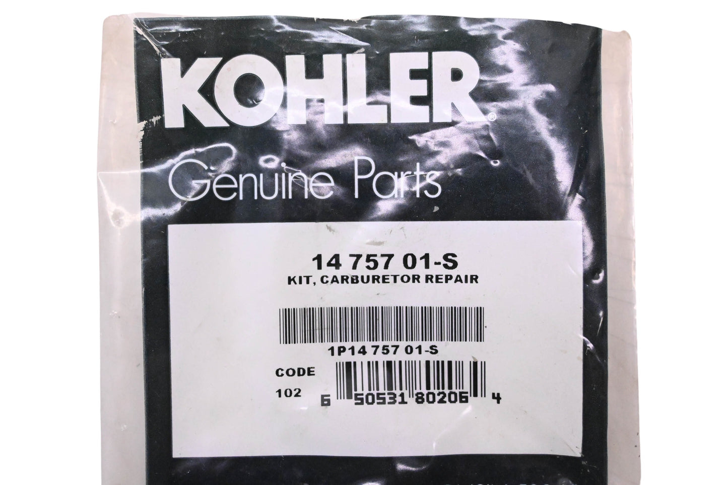 Kohler 14 757 01-S Carburetor Repair Kit NOS