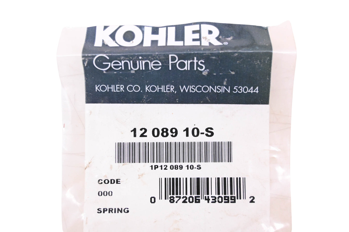 Kohler 12 089 10-S Spring NOS