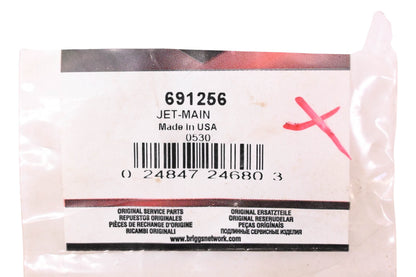 New OEM Briggs & Stratton 691256 Main Jet NOS