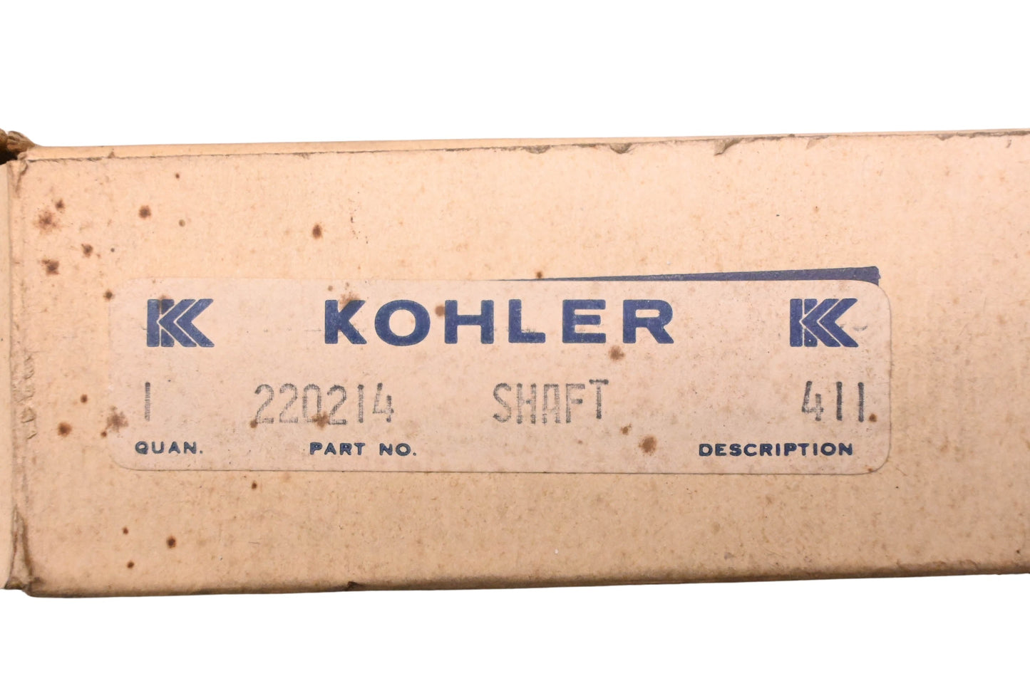 Kohler 220214-S Shaft NOS