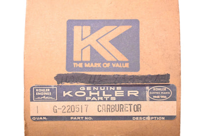 Kohler 220517 Carburetor Assembly NOS