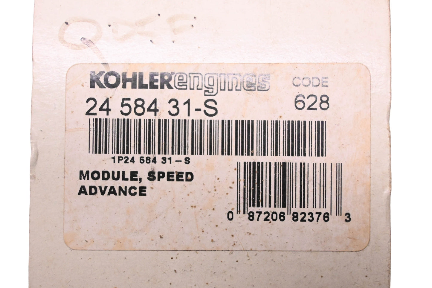 Kohler 24 584 31-S Speed Advance Module Assembly NOS