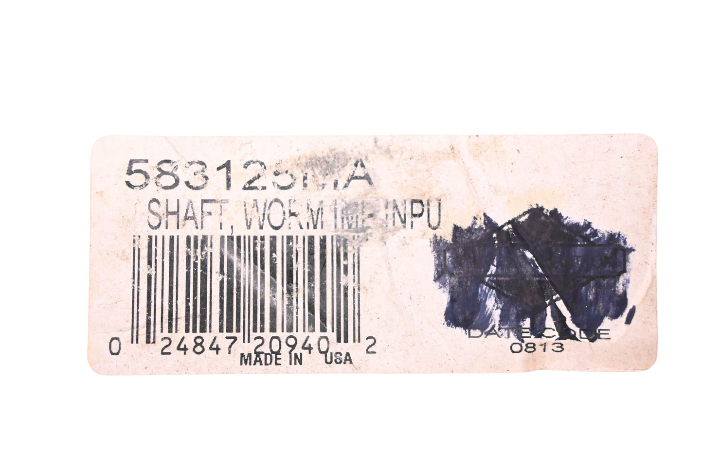 Murray 583125MA Input Worm Shaft NOS