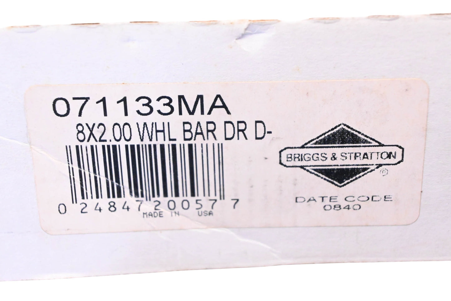 New OEM Briggs & Stratton 071133MA Front Drive Wheel NOS