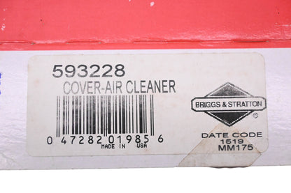 New OEM Briggs & Stratton 593228 Air Cleaner Cover NOS