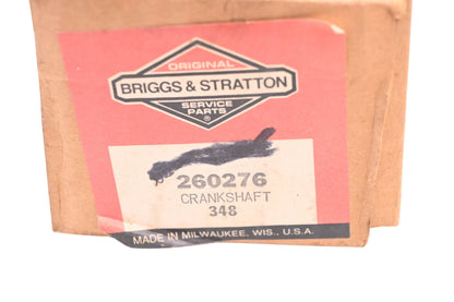 New OEM Briggs & Stratton 260276 Crankshaft Assembly NOS