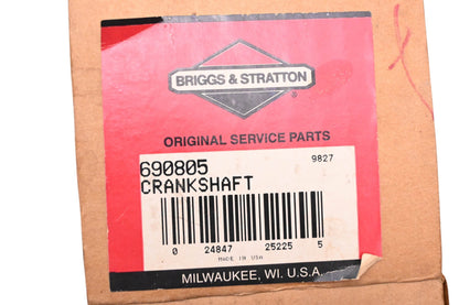 New OEM Briggs & Stratton 690805 Crankshaft Assembly NOS