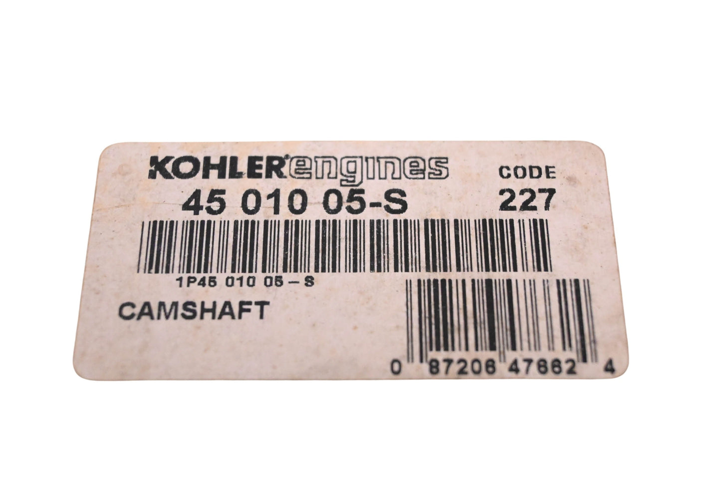 Kohler 45 010 05-S Camshaft Assembly Kit NOS