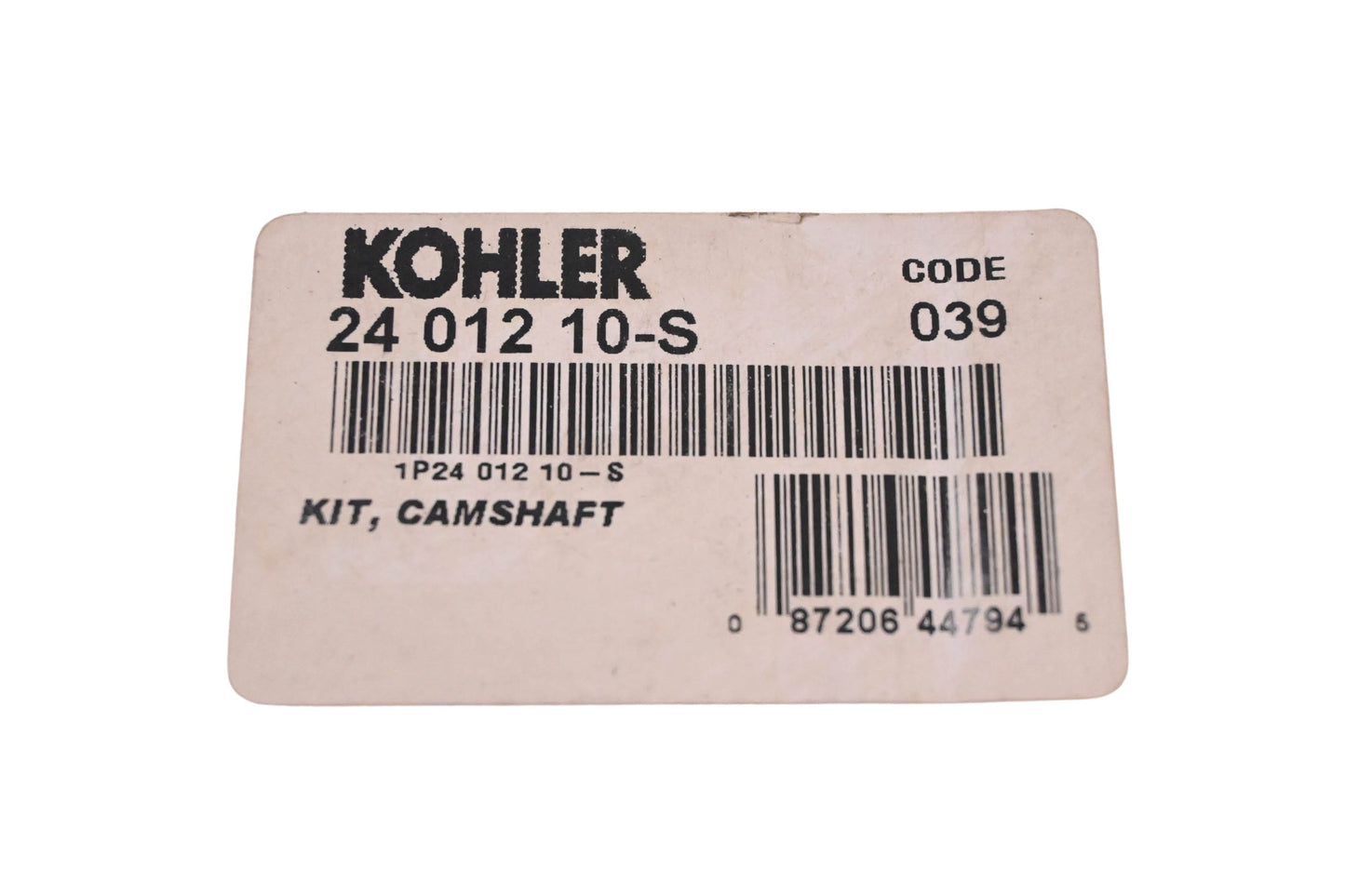 Kohler 24 012 10-S Camshaft Assembly Kit NOS