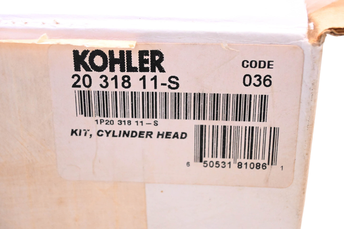 Kohler 20 318 11-S Cylinder Head Assembly Kit NOS